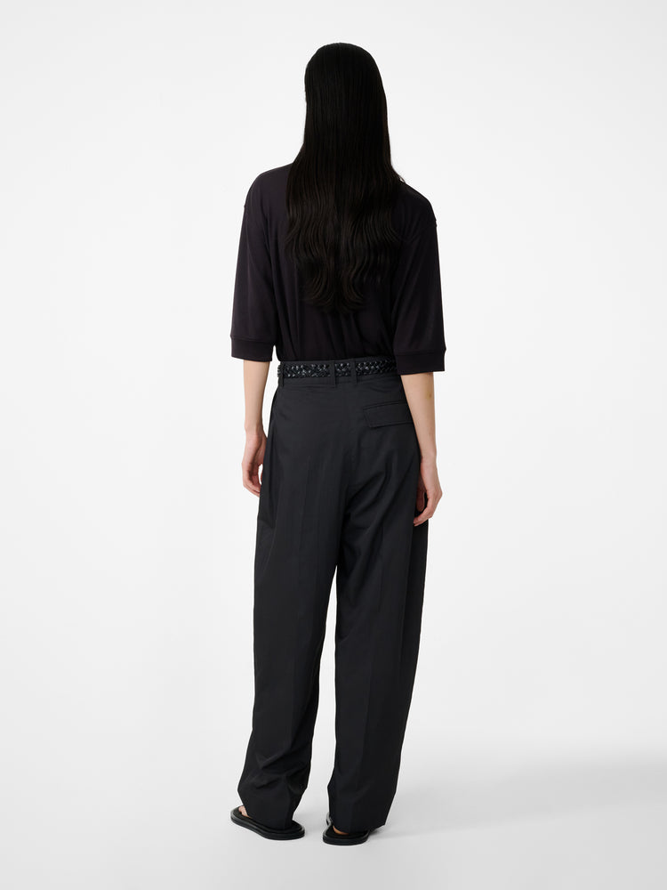 LOREM JERSEY IN BLACK GRAPE