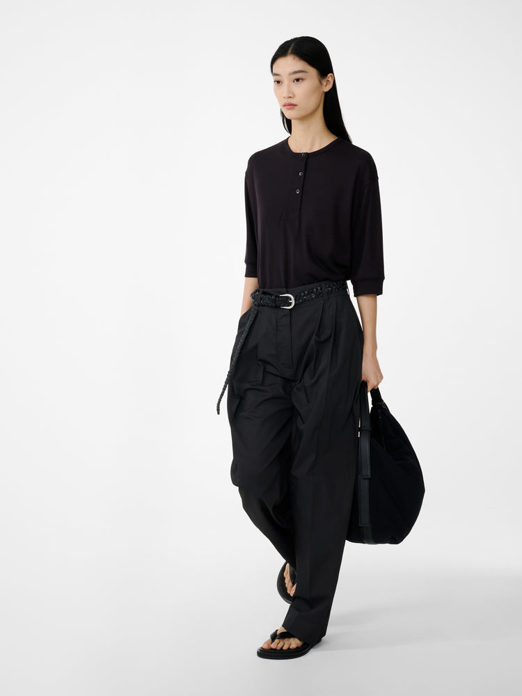 LOREM JERSEY IN BLACK GRAPE