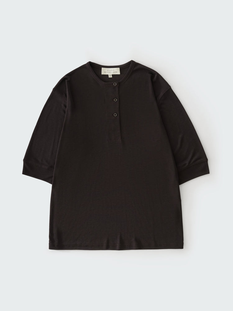 LOREM JERSEY IN BLACK GRAPE