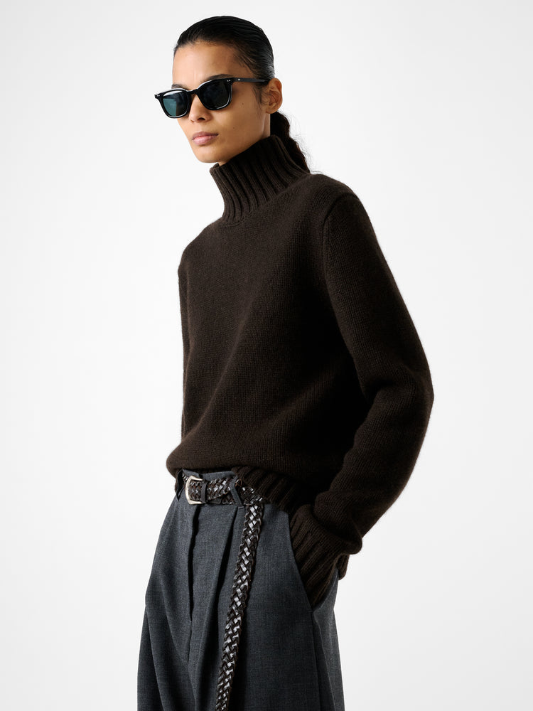 LORIS KNIT IN ESPRESSO BROWN