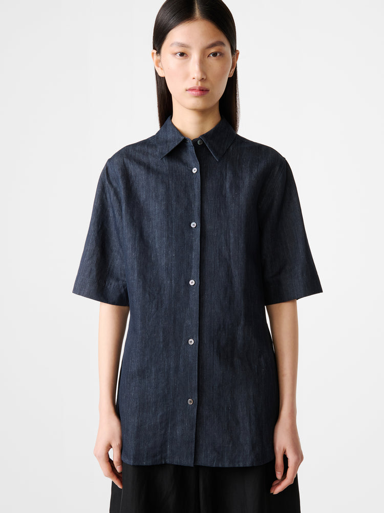 LUIS SHIRT IN INDIGO