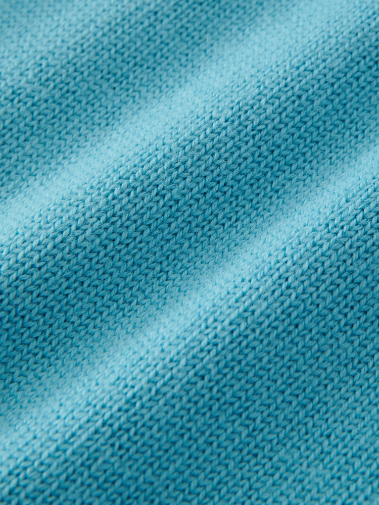 MAREN KNIT POLO IN SKY