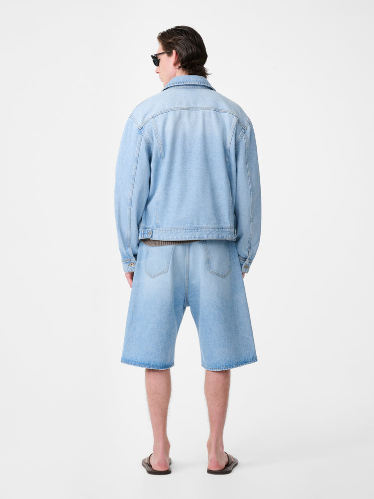 MARYLEBONE DENIM SHORT IN BLEACH WASH