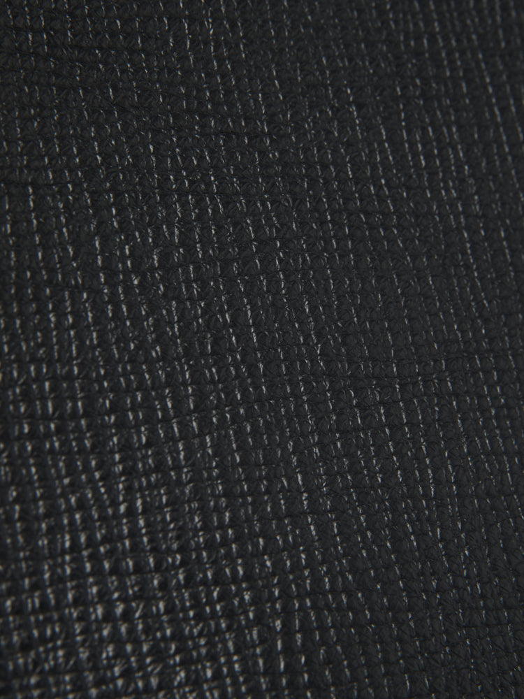 DOUBLET LEATHER MEDI BAG IN DARKEST NAVY