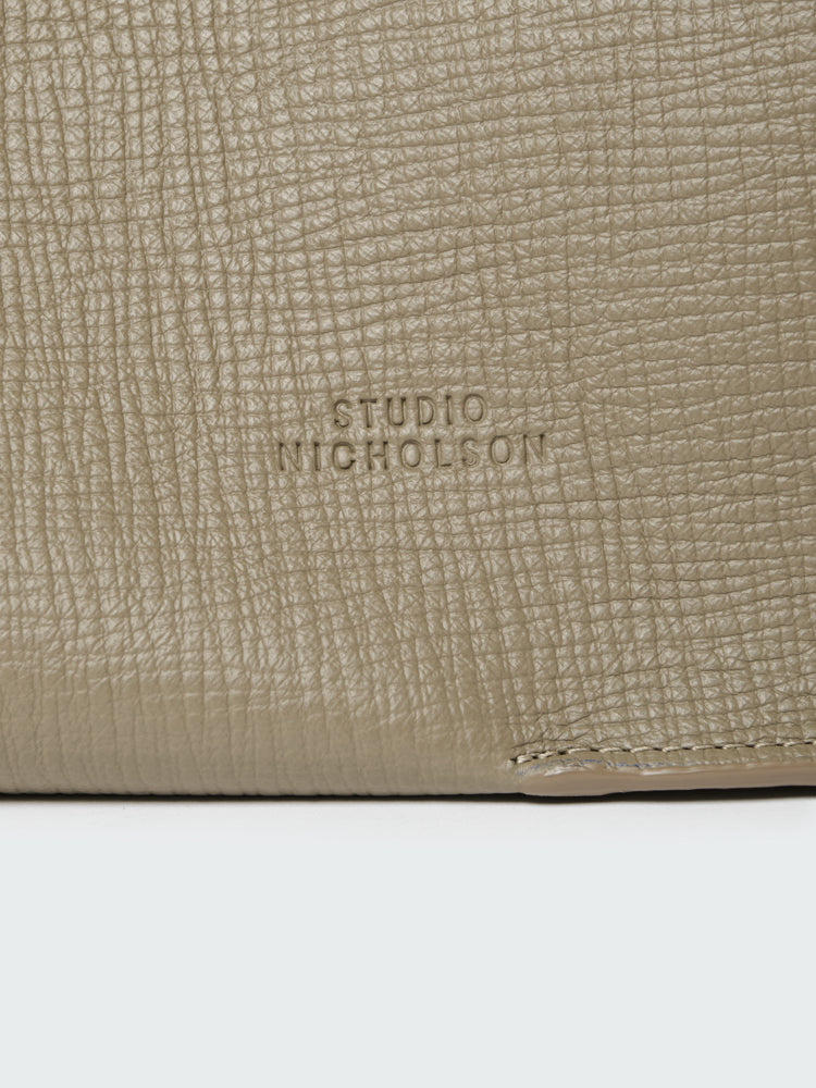 DOUBLET LEATHER MEDI BAG IN ELEPHANT