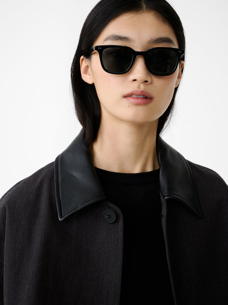 METER JACKET IN BROWN MARL