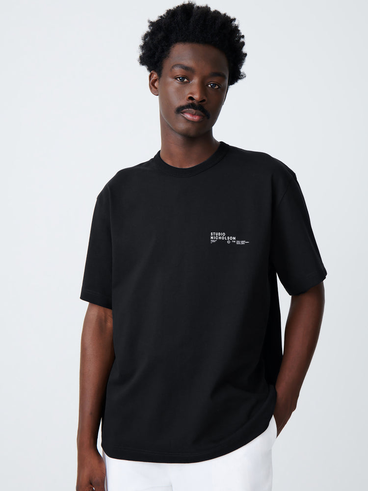 MODULE T-SHIRT IN BLACK