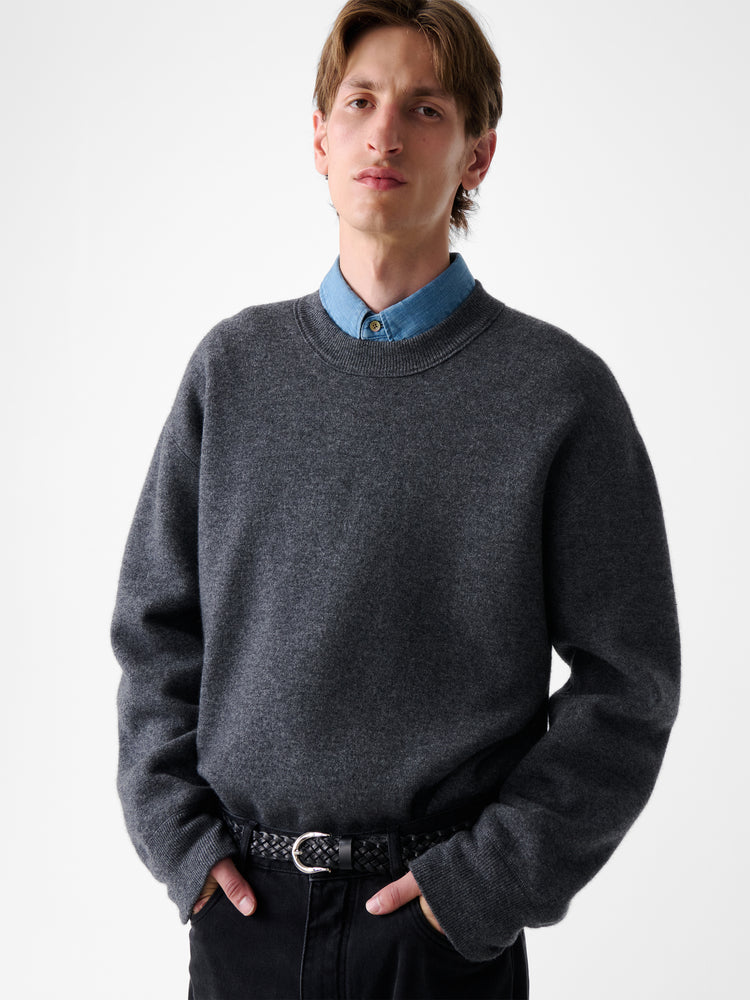MORAY KNIT IN CHARCOAL MARL