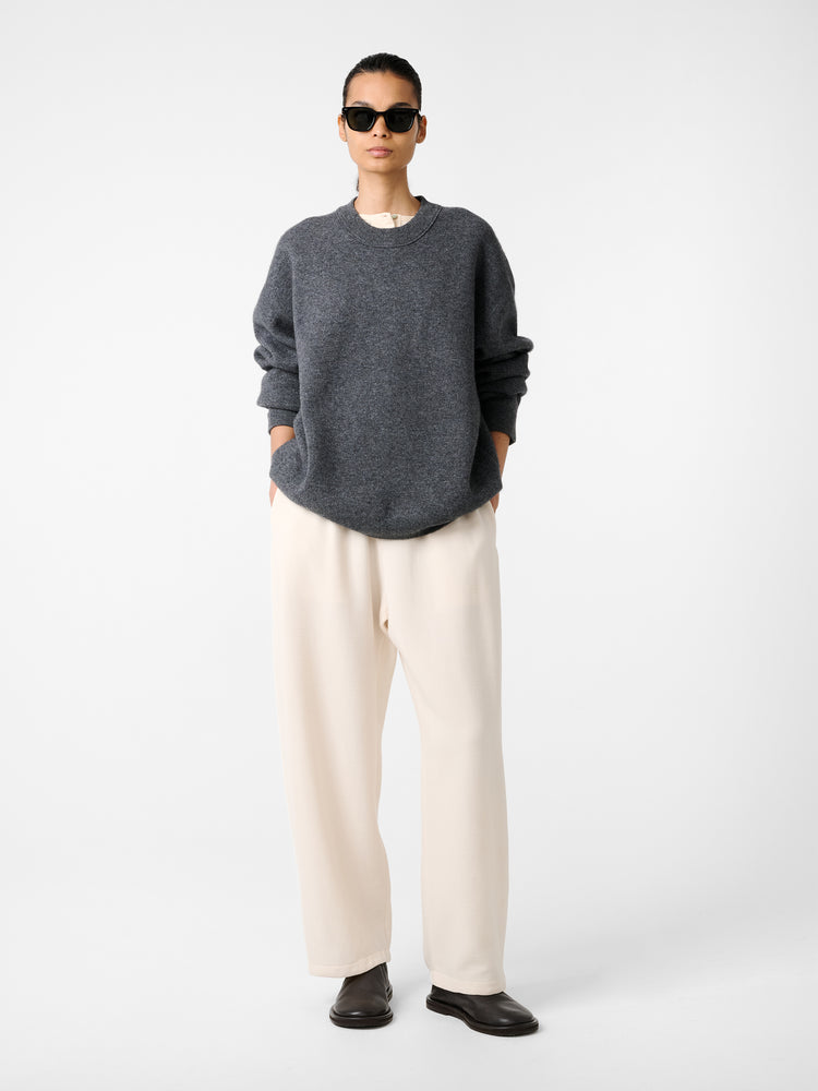 MORAY KNIT IN CHARCOAL MARL