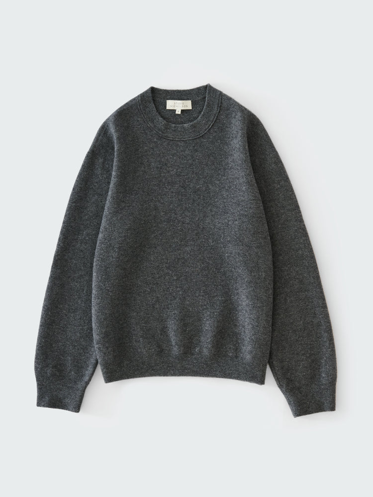 MORAY KNIT IN CHARCOAL MARL