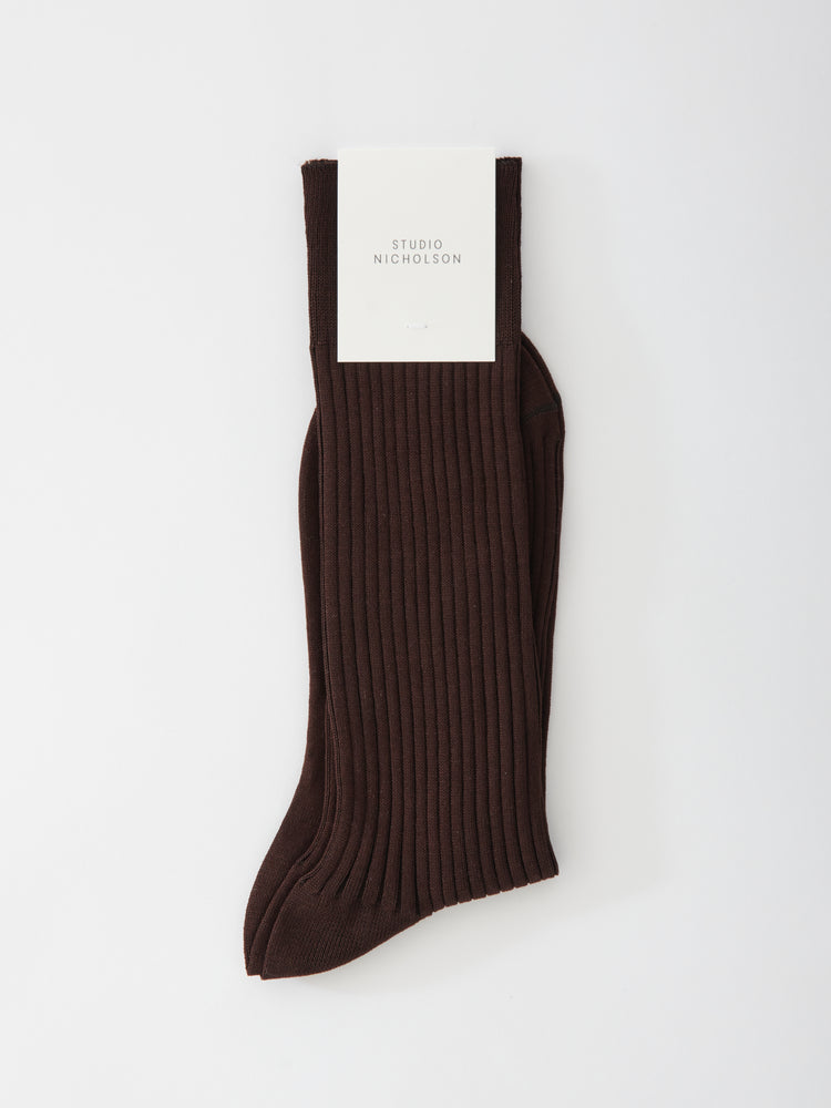 NEFFI SOCKS IN CHOCOLATE