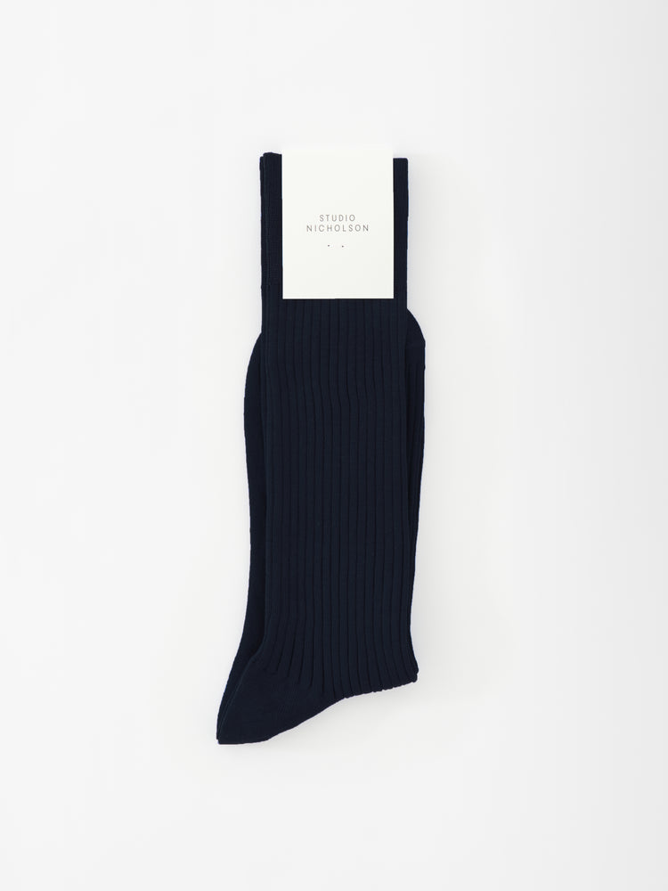 NEFFI SOCKS IN DARKEST NAVY