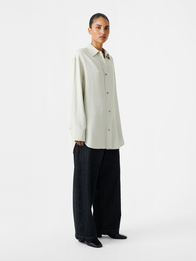 NEIVE ITALIAN DENIM PANT IN BLACK