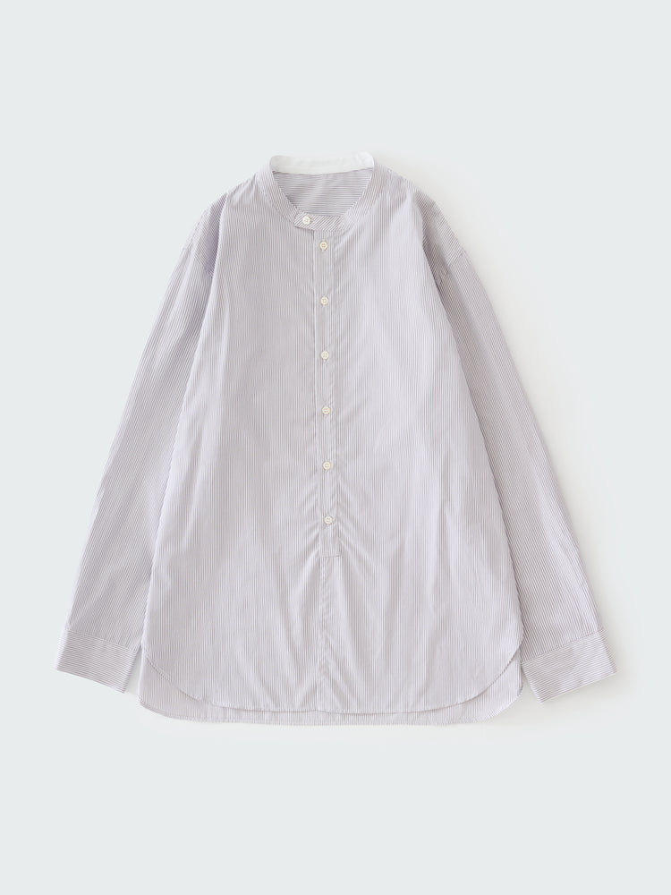 SN X AARON LEVINE NICK SHIRT IN GREY / RED STRPE