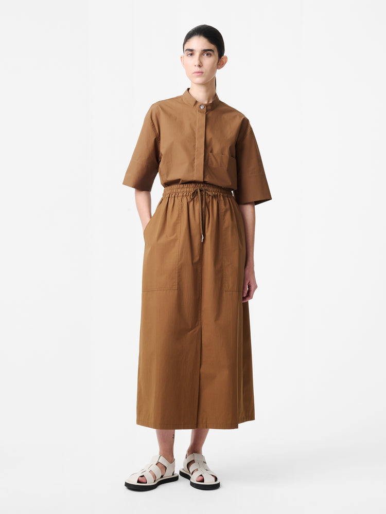 OATES SKIRT IN ALMOND