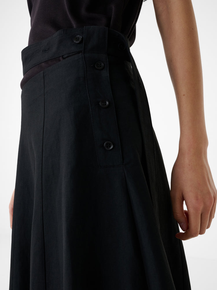 ORCHA SKIRT IN BLACK GRAPE