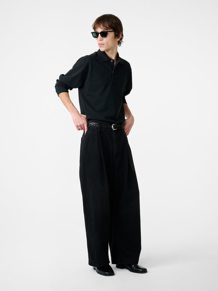 OZERO JERSEY IN WASHED BLACK