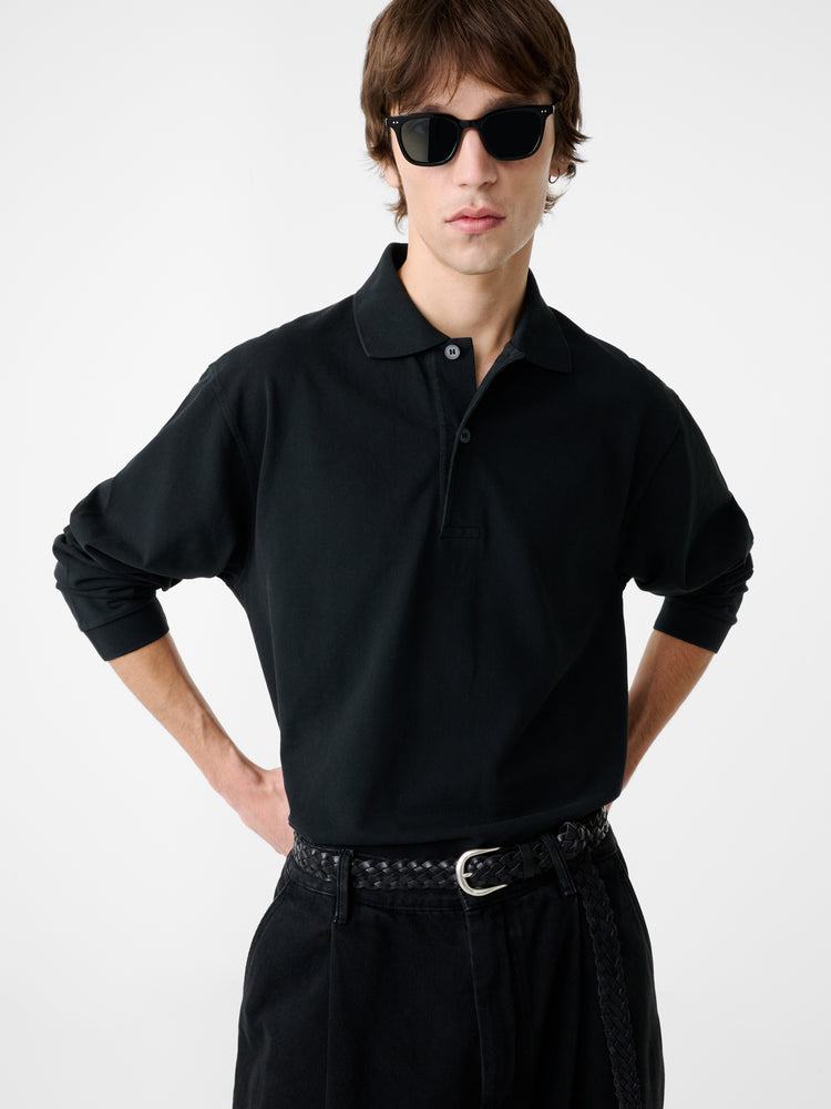 OZERO JERSEY IN WASHED BLACK