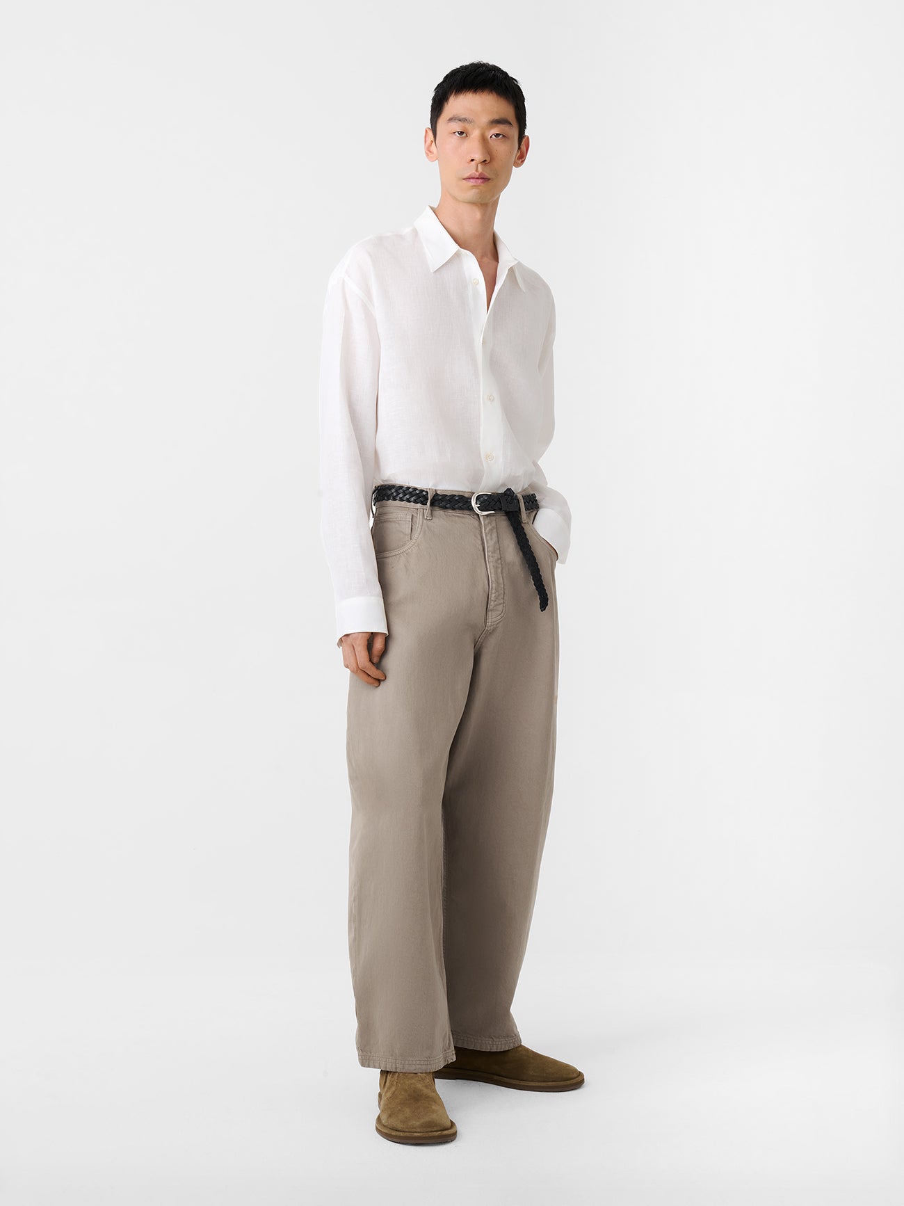パンツ Studio Nicholson PAOLO DENIM PANT PAOLO DENIM PANT IN FAWN