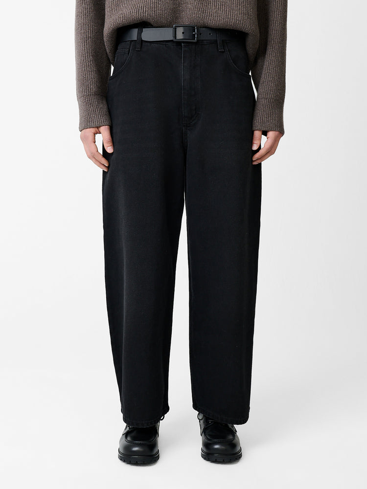 PAOLO DENIM PANT IN WASHED BLACK