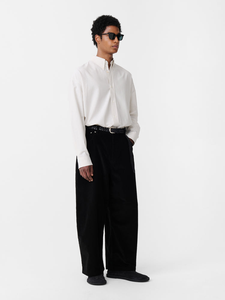 PAOLO CORDUROY PANT IN BLACK