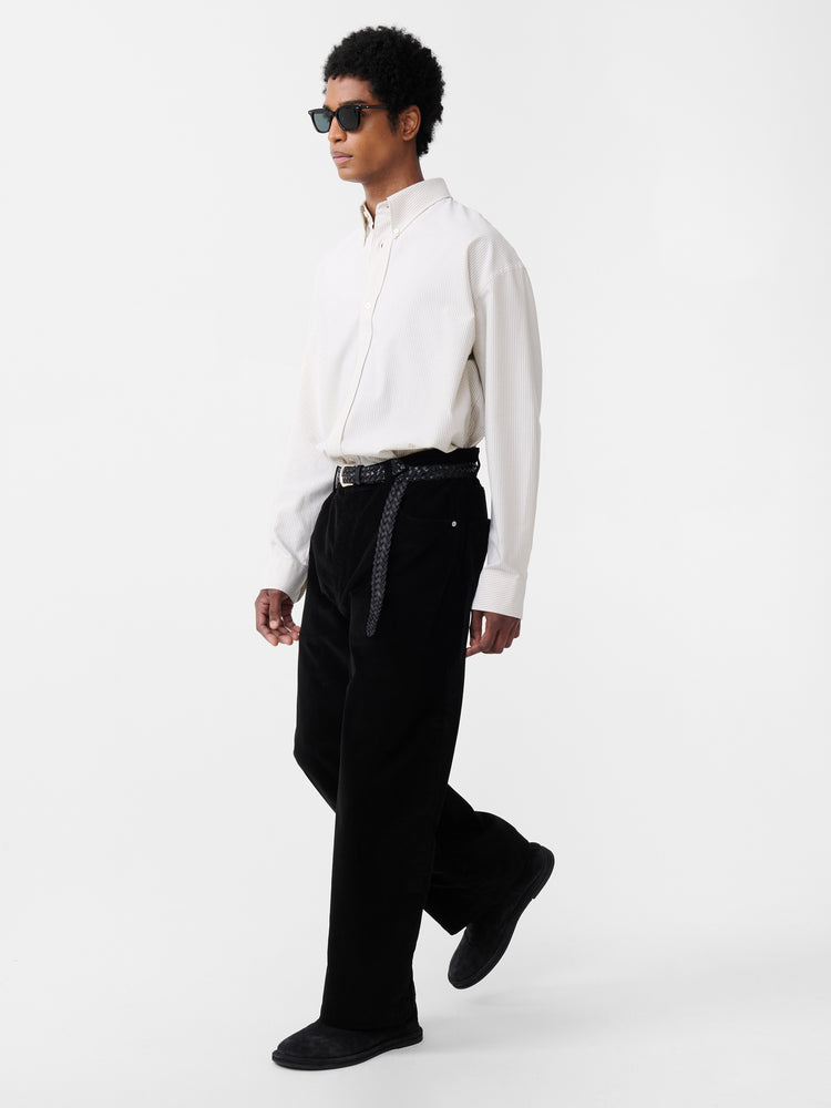 PAOLO CORDUROY PANT IN BLACK