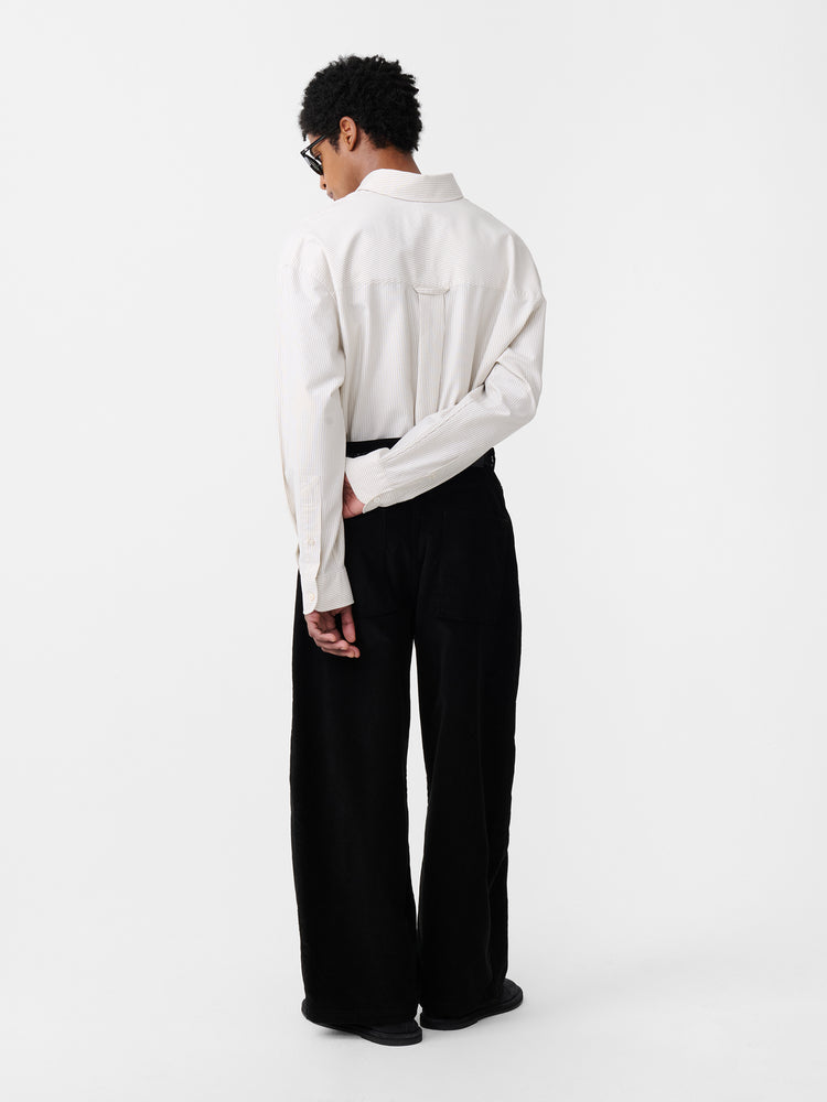 PAOLO CORDUROY PANT IN BLACK