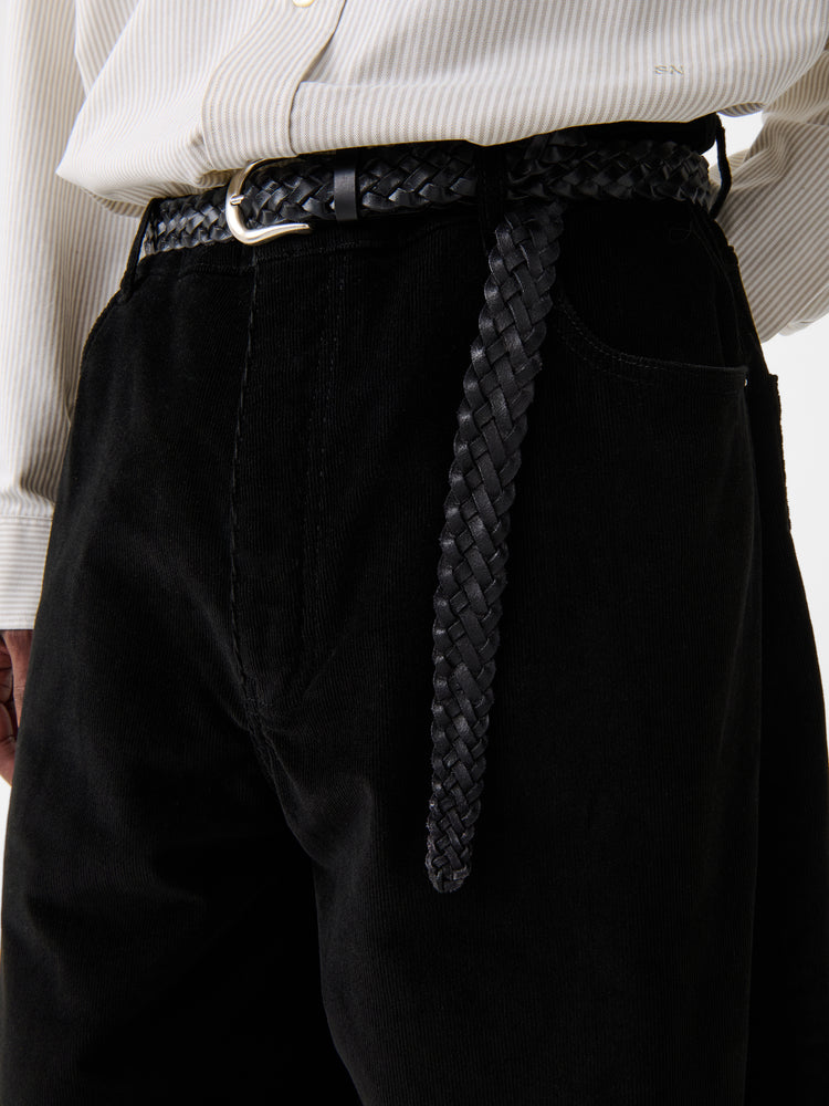 PAOLO CORDUROY PANT IN BLACK