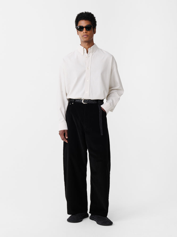 PAOLO CORDUROY PANT IN BLACK