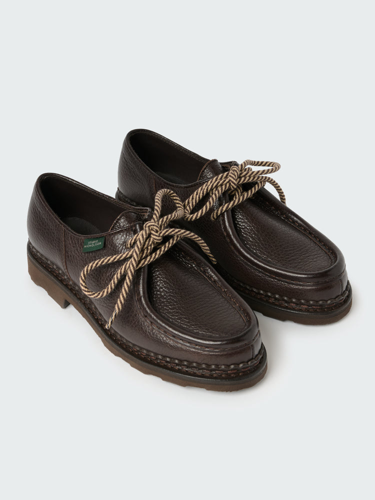 WOMEN'S SN ☓ PARABOOT MICHAEL SHOE IN DARK BROWN