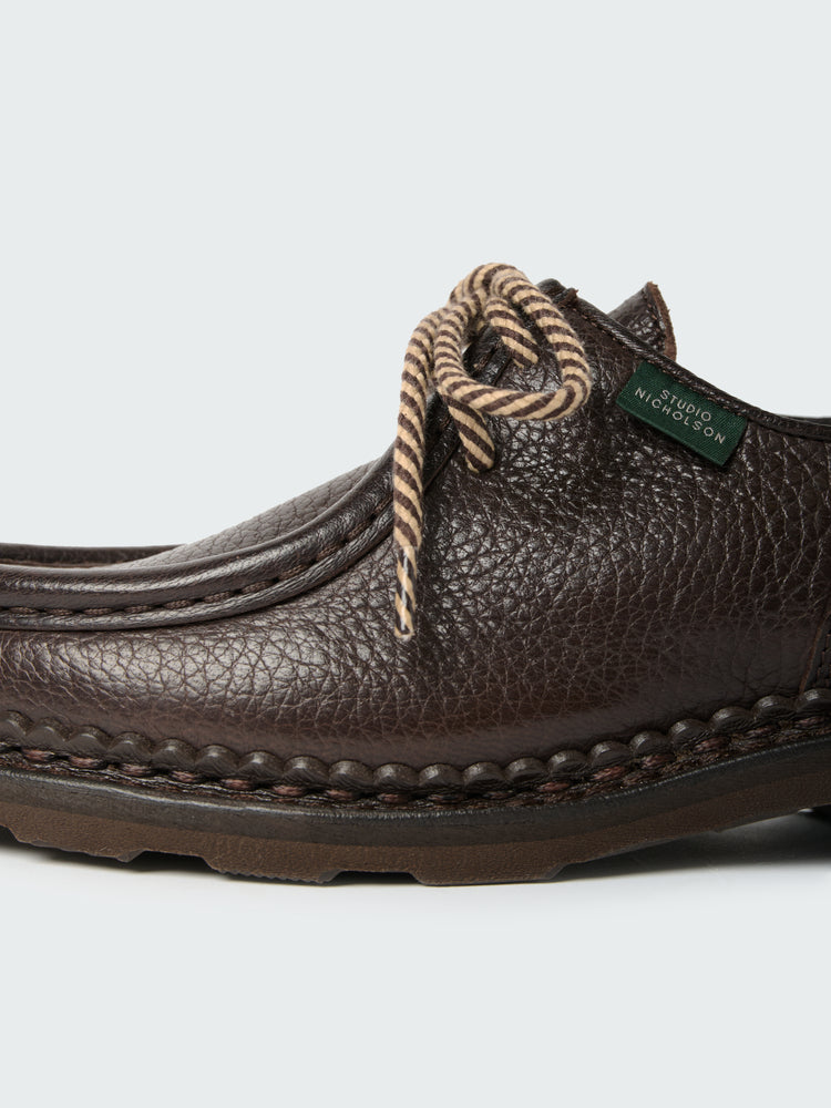 WOMEN'S SN ☓ PARABOOT MICHAEL SHOE IN DARK BROWN