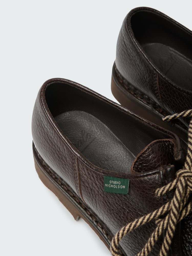 WOMEN'S SN ☓ PARABOOT MICHAEL SHOE IN DARK BROWN