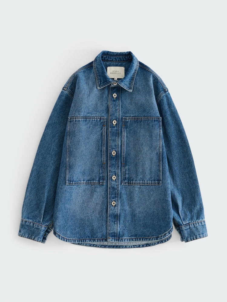 PASO SHIRT IN WORN WASH INDIGO