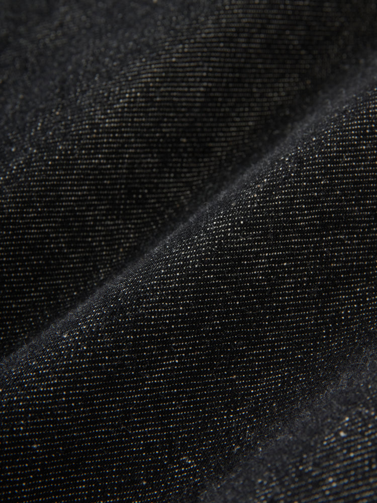 PETAR ITALIAN DENIM JACKET IN BLACK