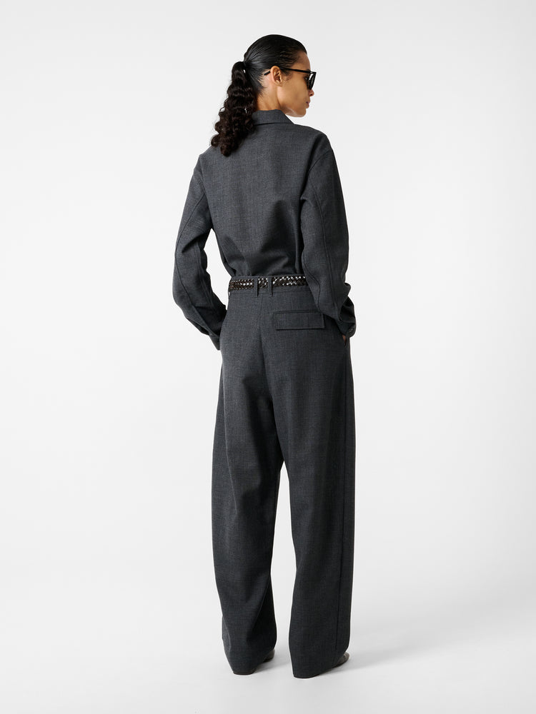 PINOLE SHIRT IN SLATE MELANGE