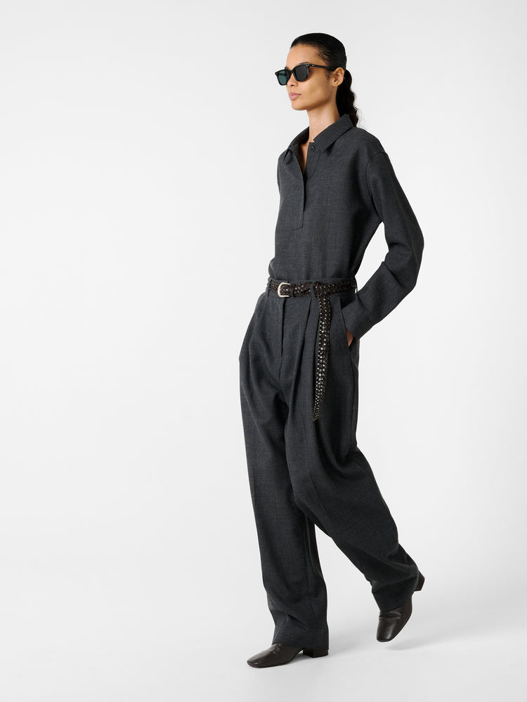 PINOLE SHIRT IN SLATE MELANGE