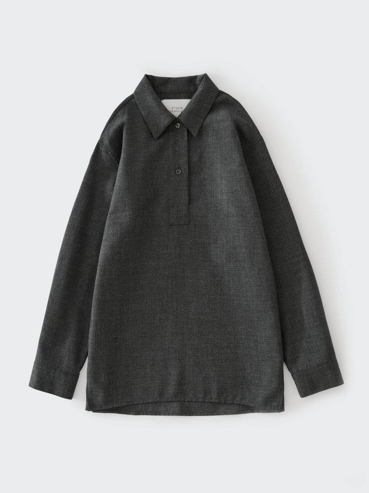 PINOLE SHIRT IN SLATE MELANGE