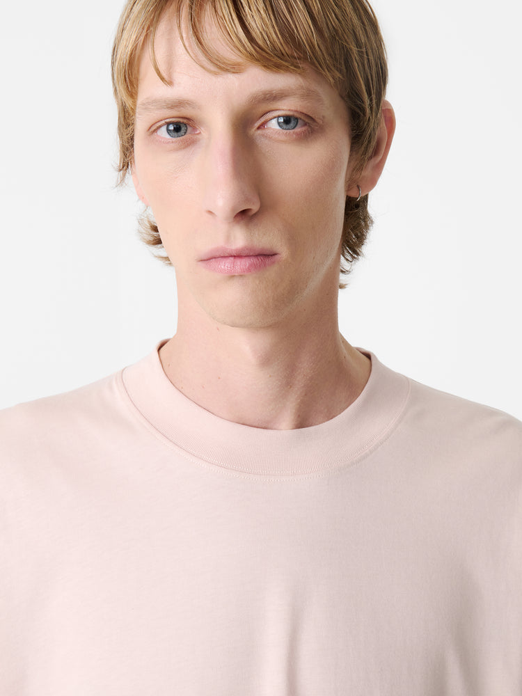 PIU LOGO T-SHIRT IN PETAL