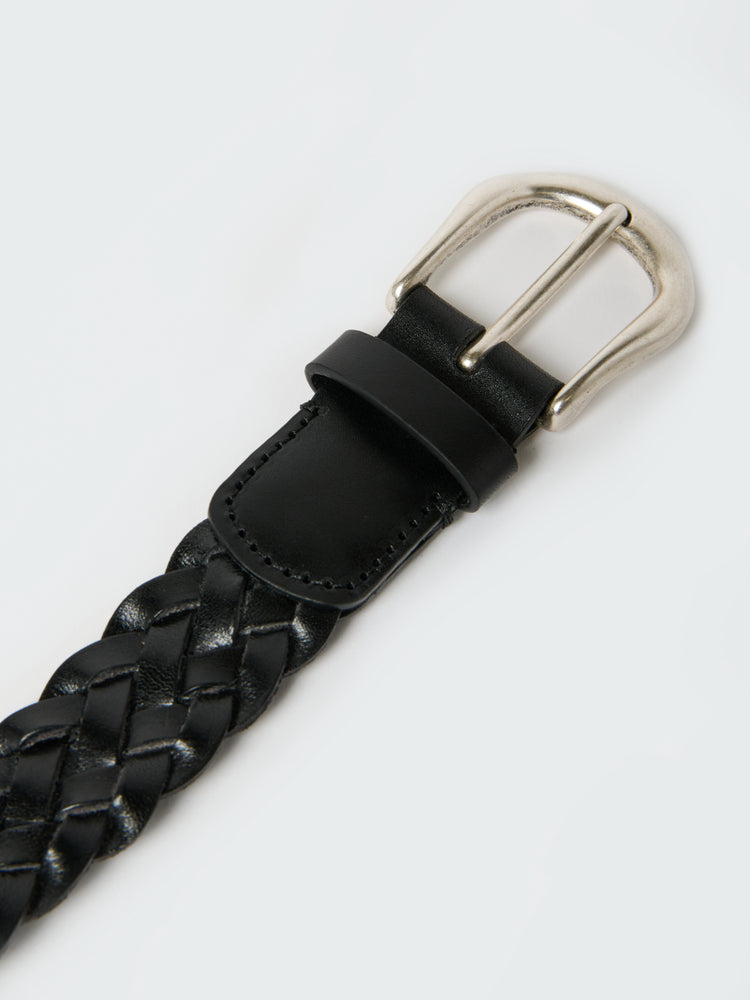 SN X AARON LEVINE PLAITED BELT IN BLACK