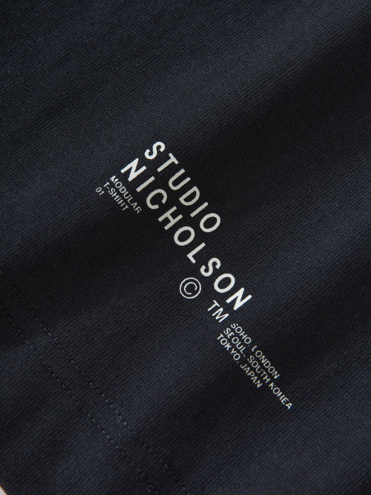 PLATT T-SHIRT IN DARKEST NAVY