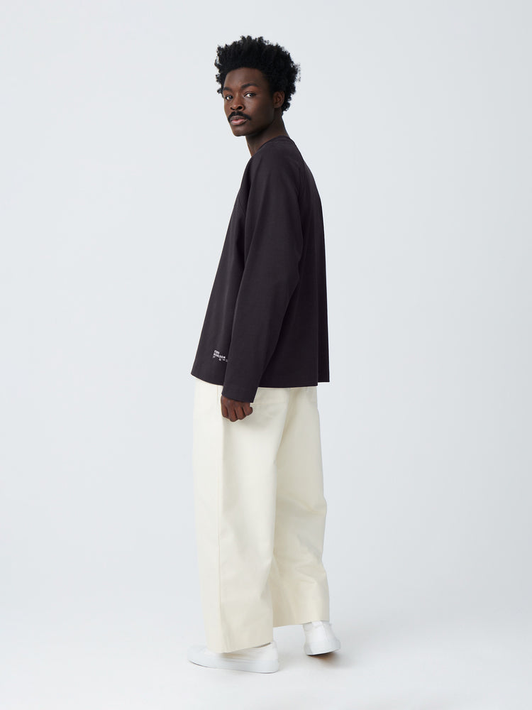 PLATT T-SHIRT IN BLACK GRAPE