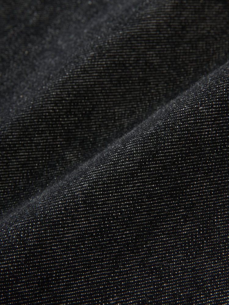 PUCH ITALIAN WIDE LEG DENIM PANT IN BLACK