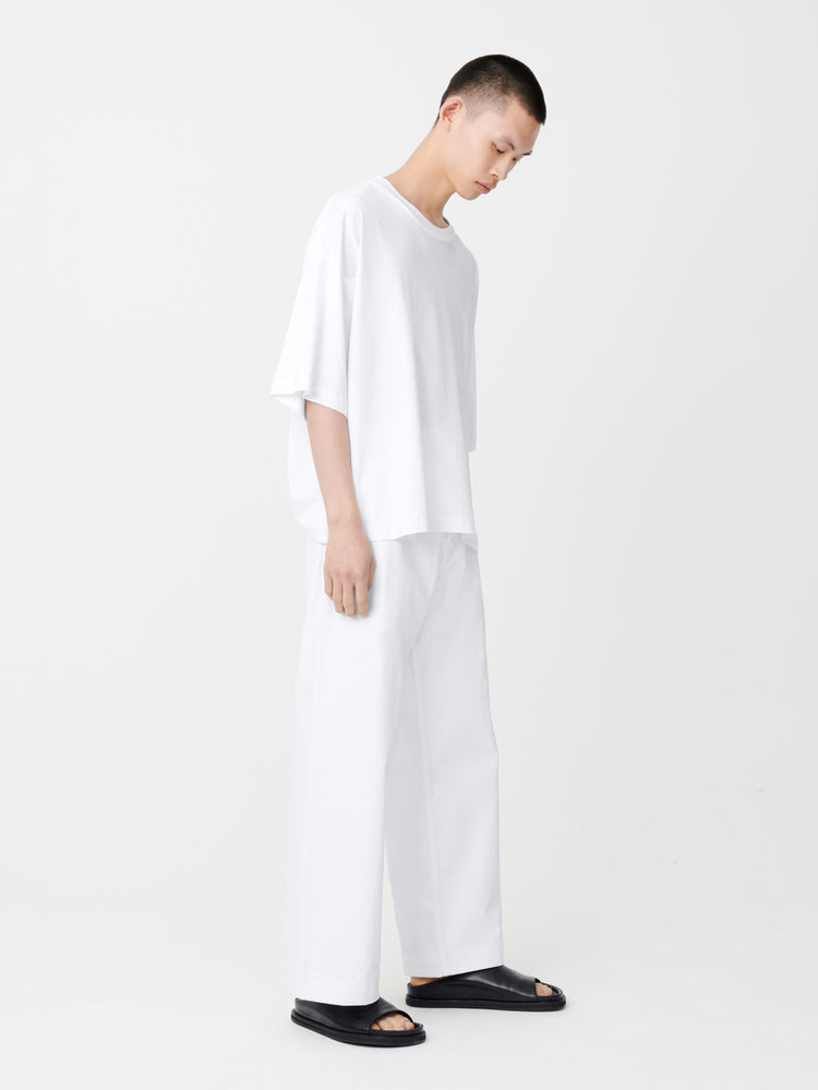 PYAD DENIM PANT IN OPTIC WHITE