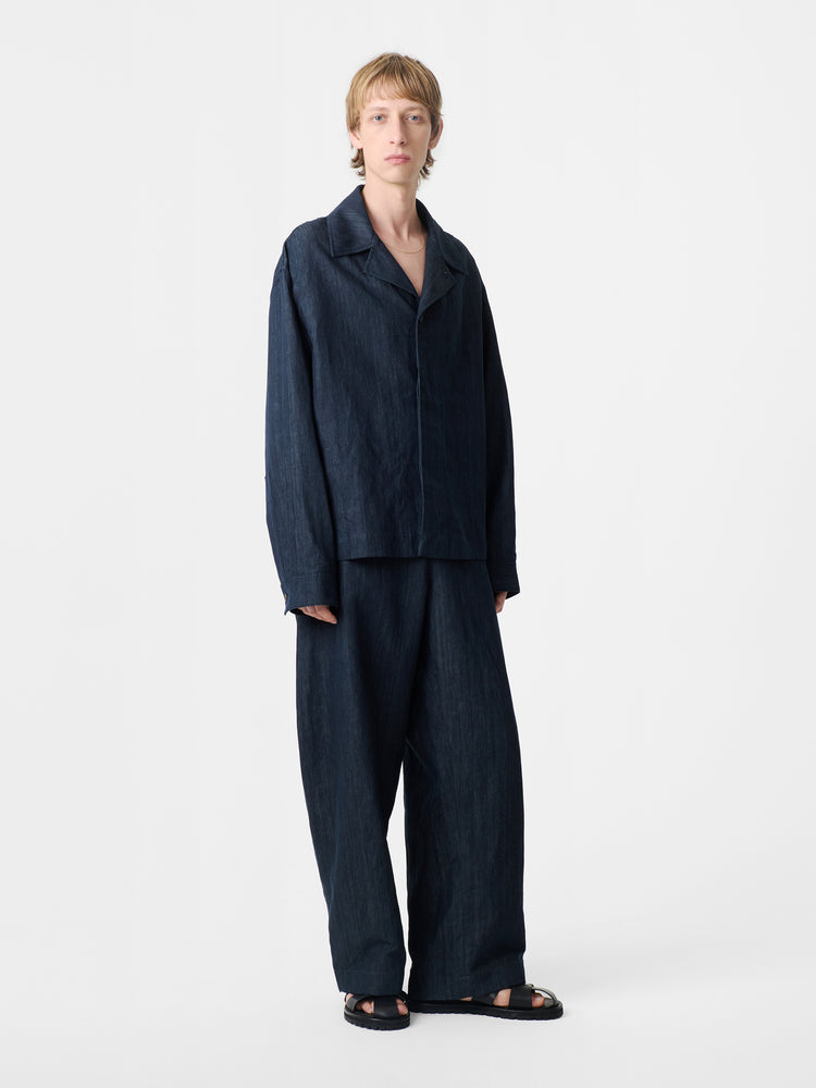 RICK JACKET IN INDIGO