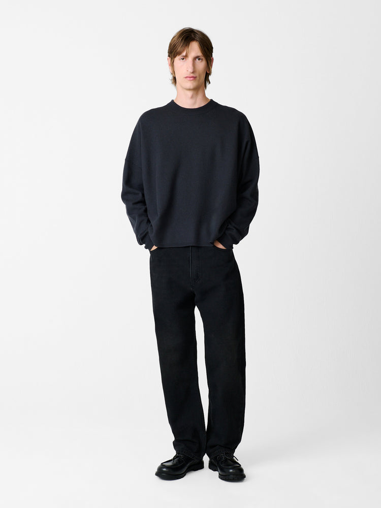 RISO DENIM PANT IN WASHED BLACK