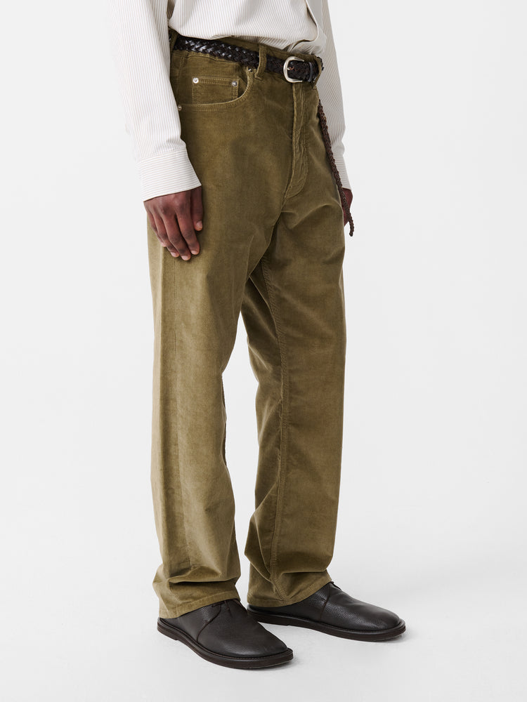 RISO CORDUROY IN LICHEN