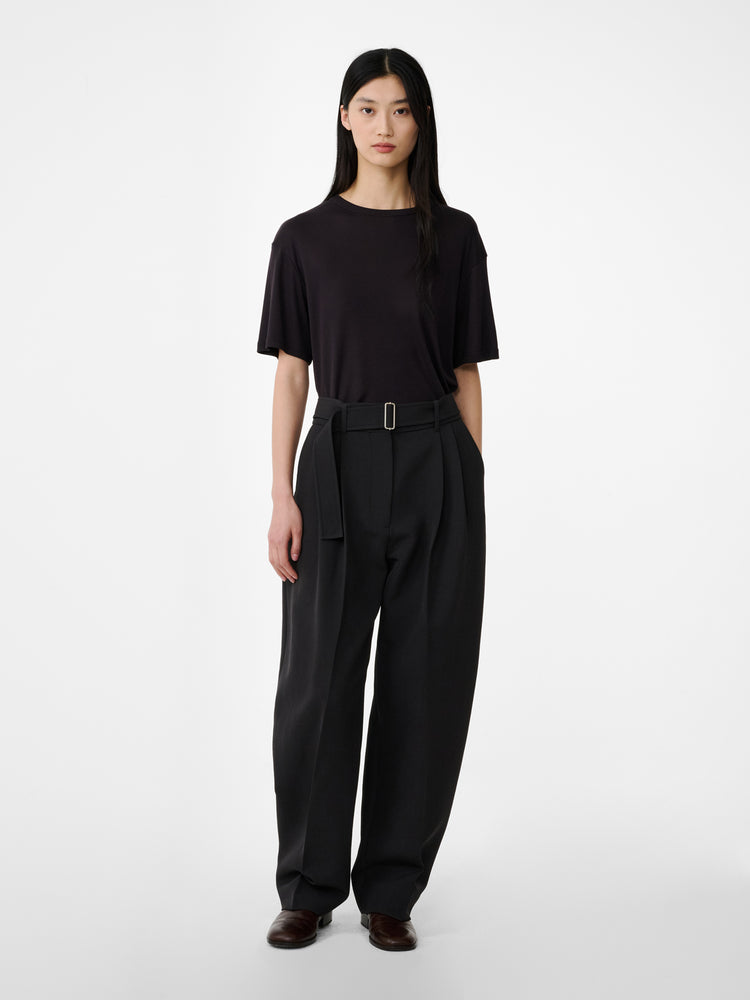 ROND TOP IN BLACK GRAPE