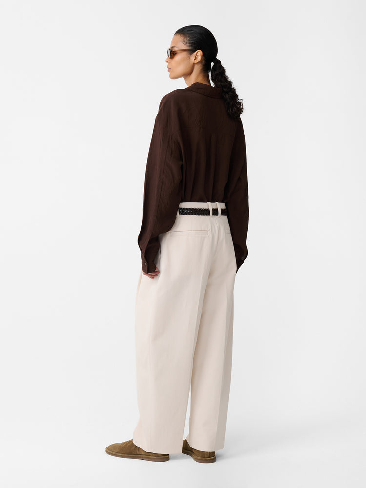 ROUEN SHIRT IN ALMOND