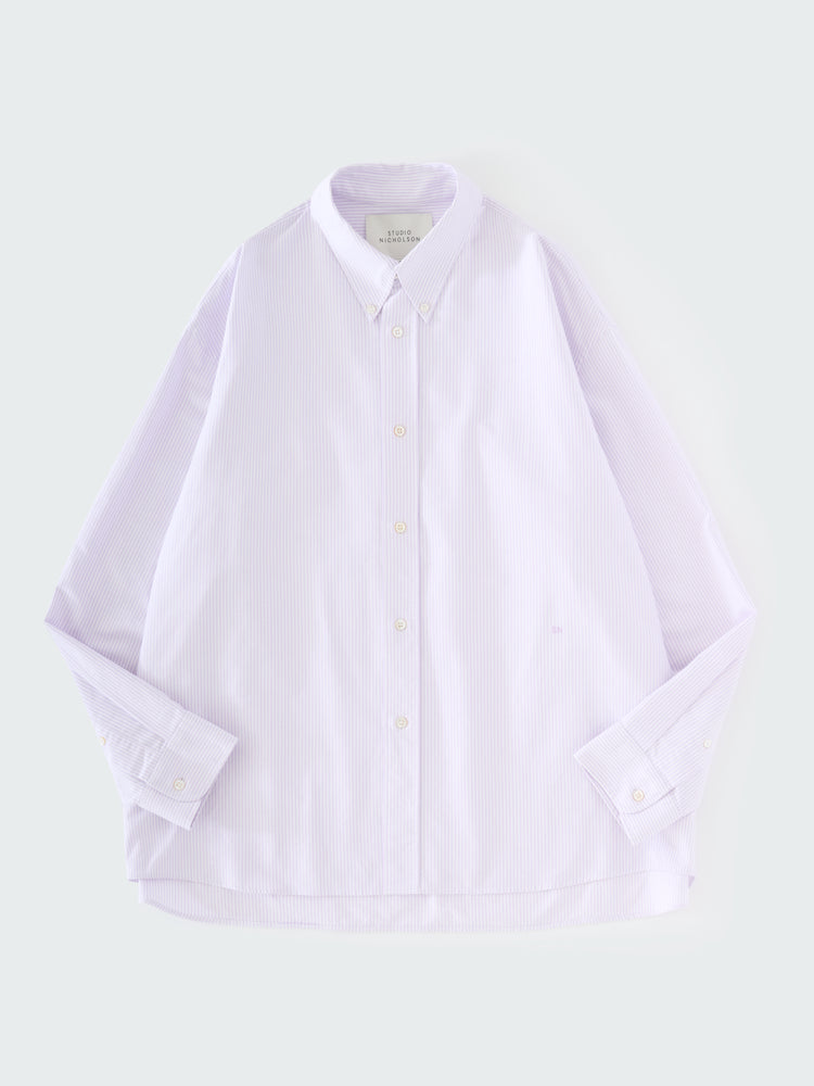 RUSKIN SHIRT IN LILAC STRIPE