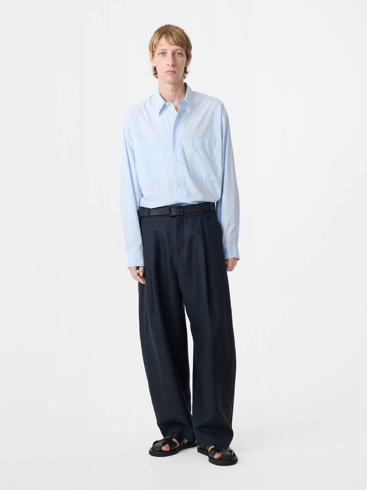 SALIN SHIRT IN SKY BLUE